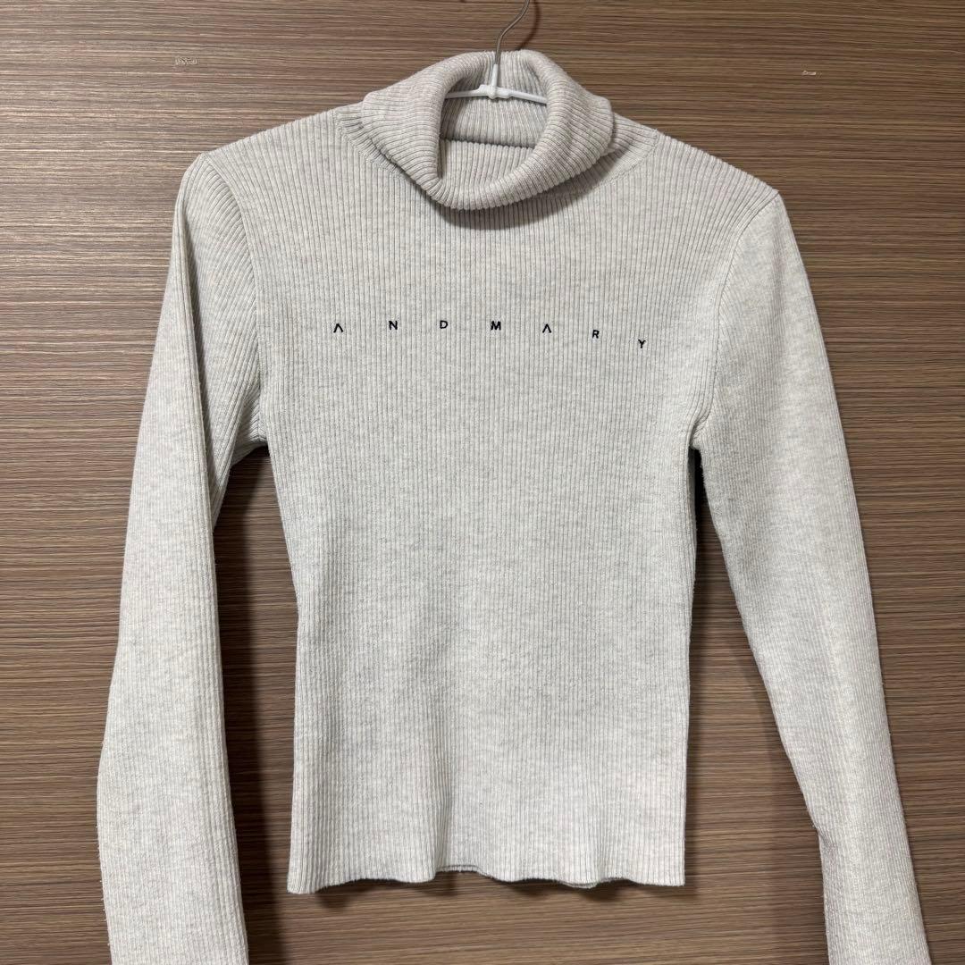 andmary mary turtle knit tops - メルカリ