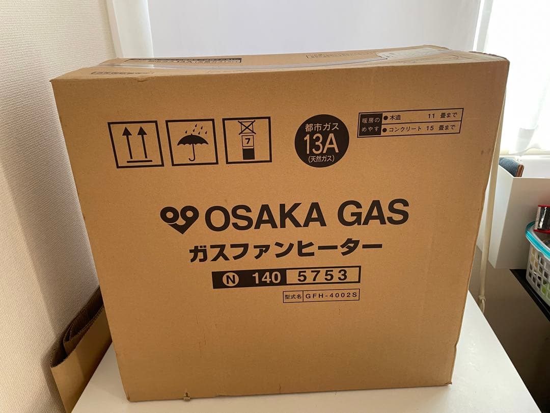 【新品未開封】OSAKA GAS ガスファンヒーター N 140 5753 OSAKA GAS ガスファンヒーター N 140 5753 - メルカリ