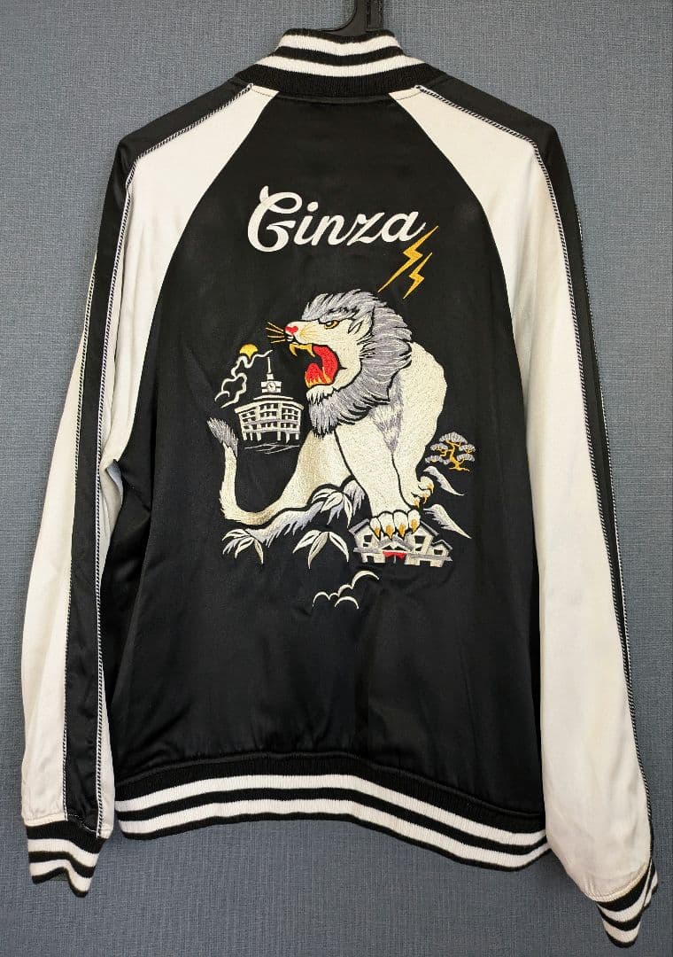 DENIM BY VANQUISH&FRAGMENT リバーシブルスカジャン M VANQUISH SHIBUYA SOUVENIR JACKET(スカジャン×MA-1)[VJJ030]