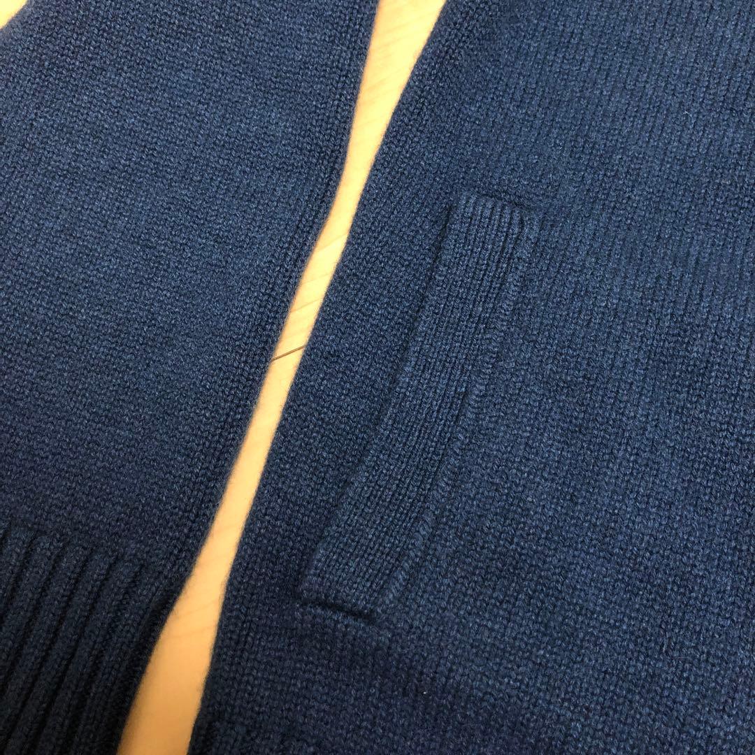 最終値下げ】希少 ZANONE（ザノーネ）5ゲージカシミアスタンドカラー