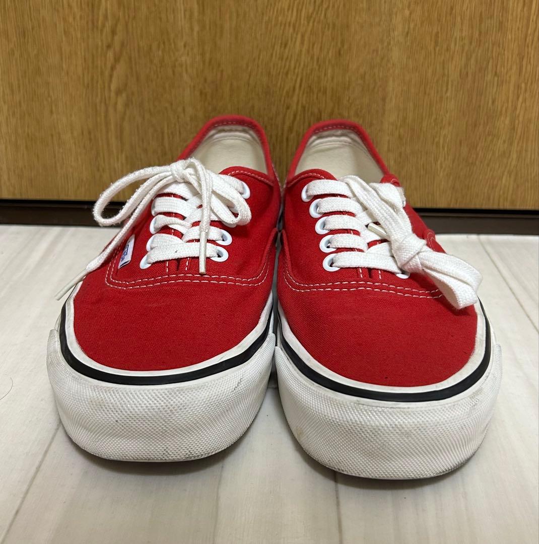VANS Anaheim authentic 44DX レッド 26.5cm