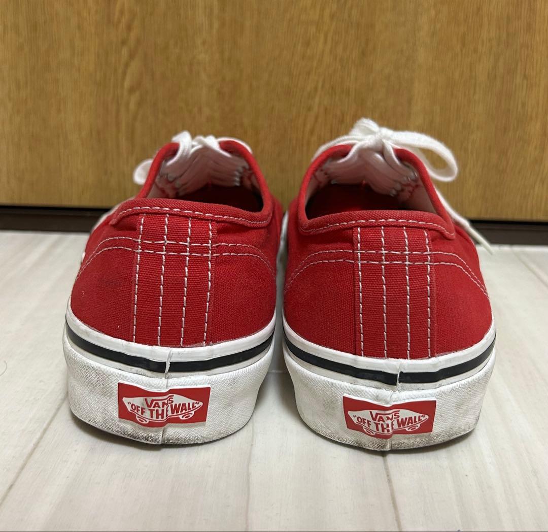 VANS Anaheim authentic 44DX レッド 26.5cm