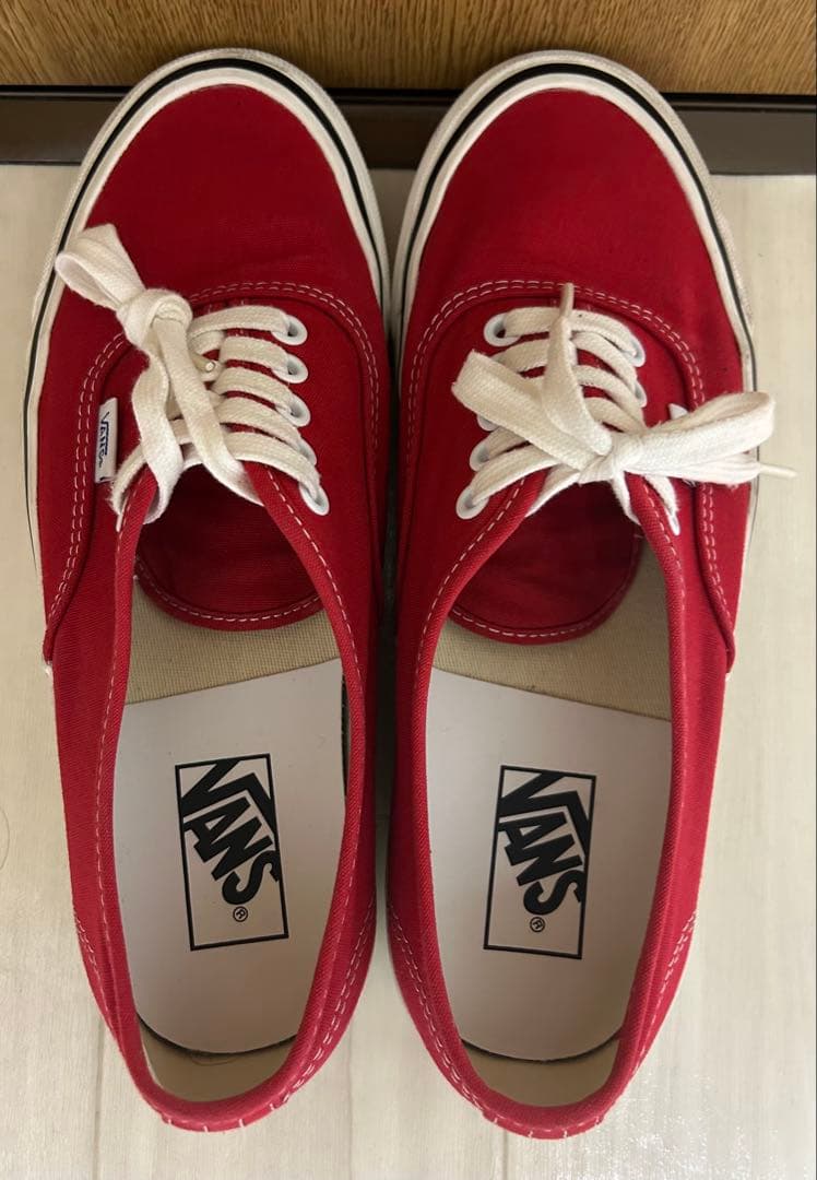 VANS Anaheim authentic 44DX レッド 26.5cm