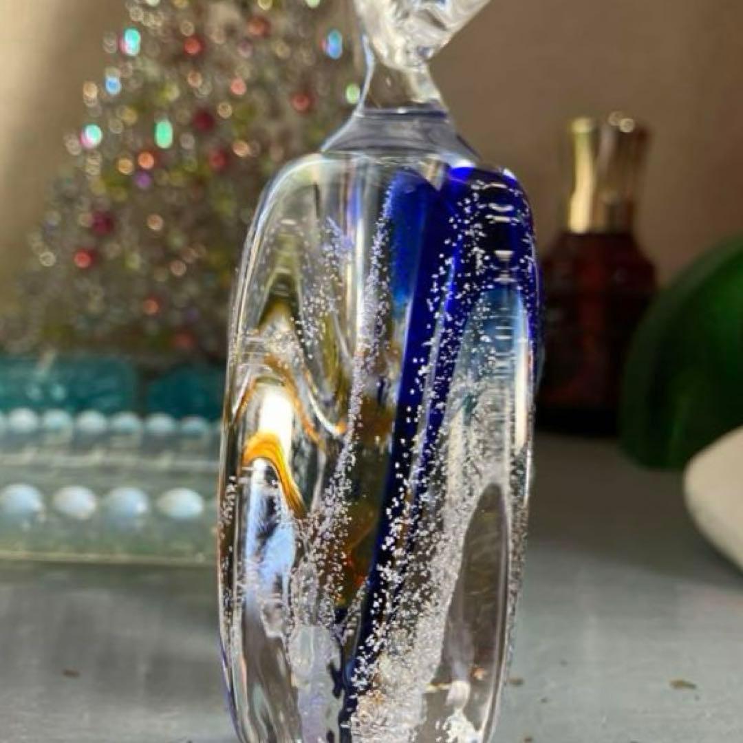 チェコ CZ GLASS工房 作家もの りんご - メルカリ