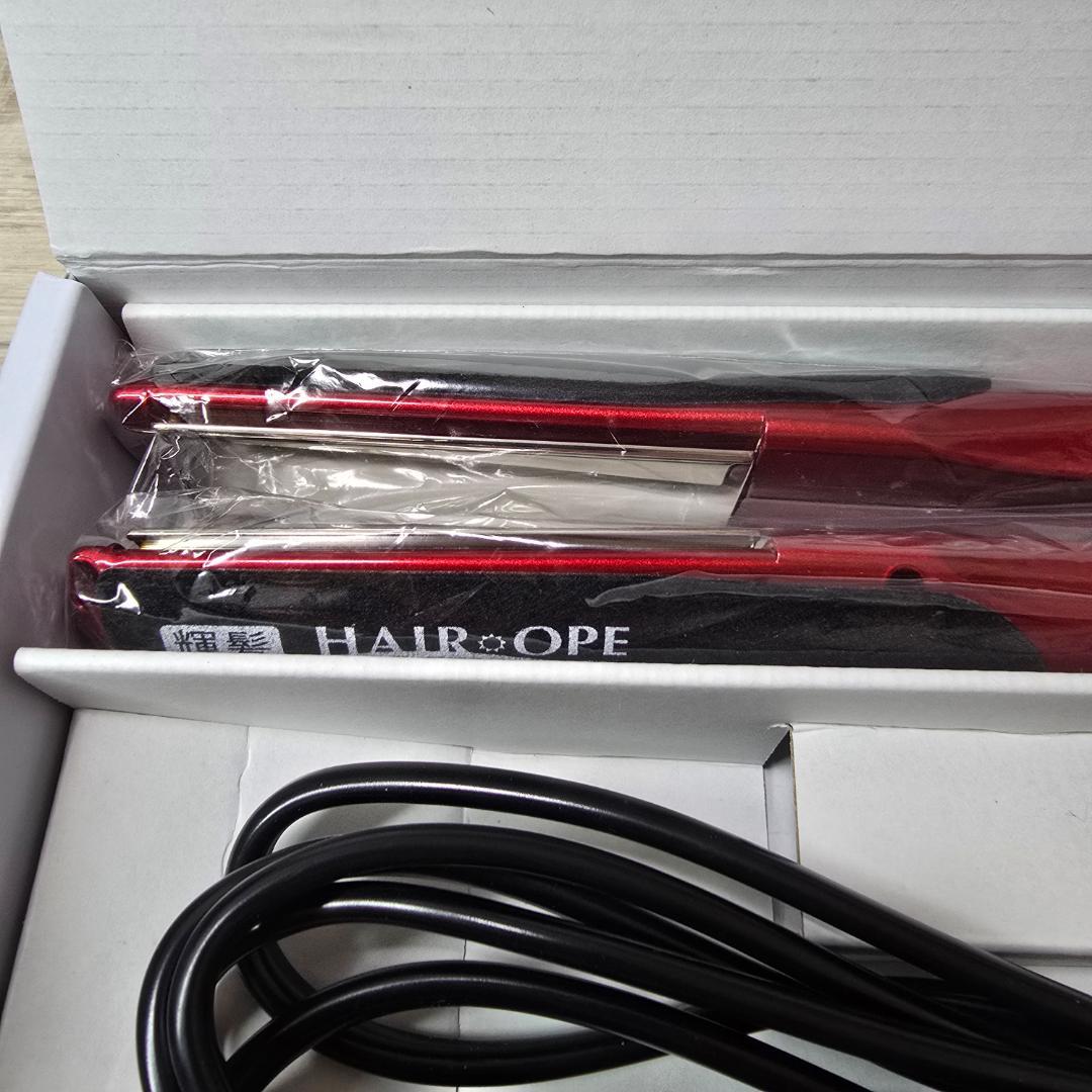 #サニープレイス 新品未使用11月購入　MGプラチナ輝髪アイロン赤 サニープレイス MGプラチナ 輝髪アイロン （レッド） ヘアアイロン