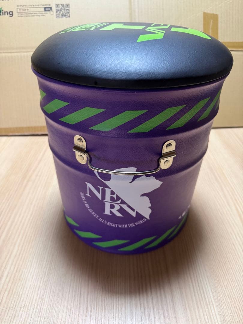 エヴァンゲリオン　ペール缶　初号機　A.T.FIELD 椅子　イス　3個セット