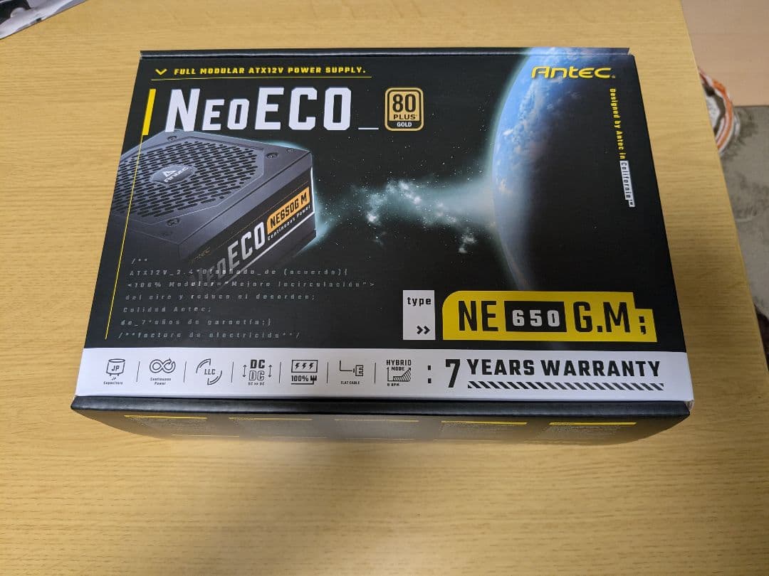 ANTEC ATX電源ユニット NeoECO Gold NE650G M ANTEC NeoECO Gold NE650G 価格比較 - 価格.com