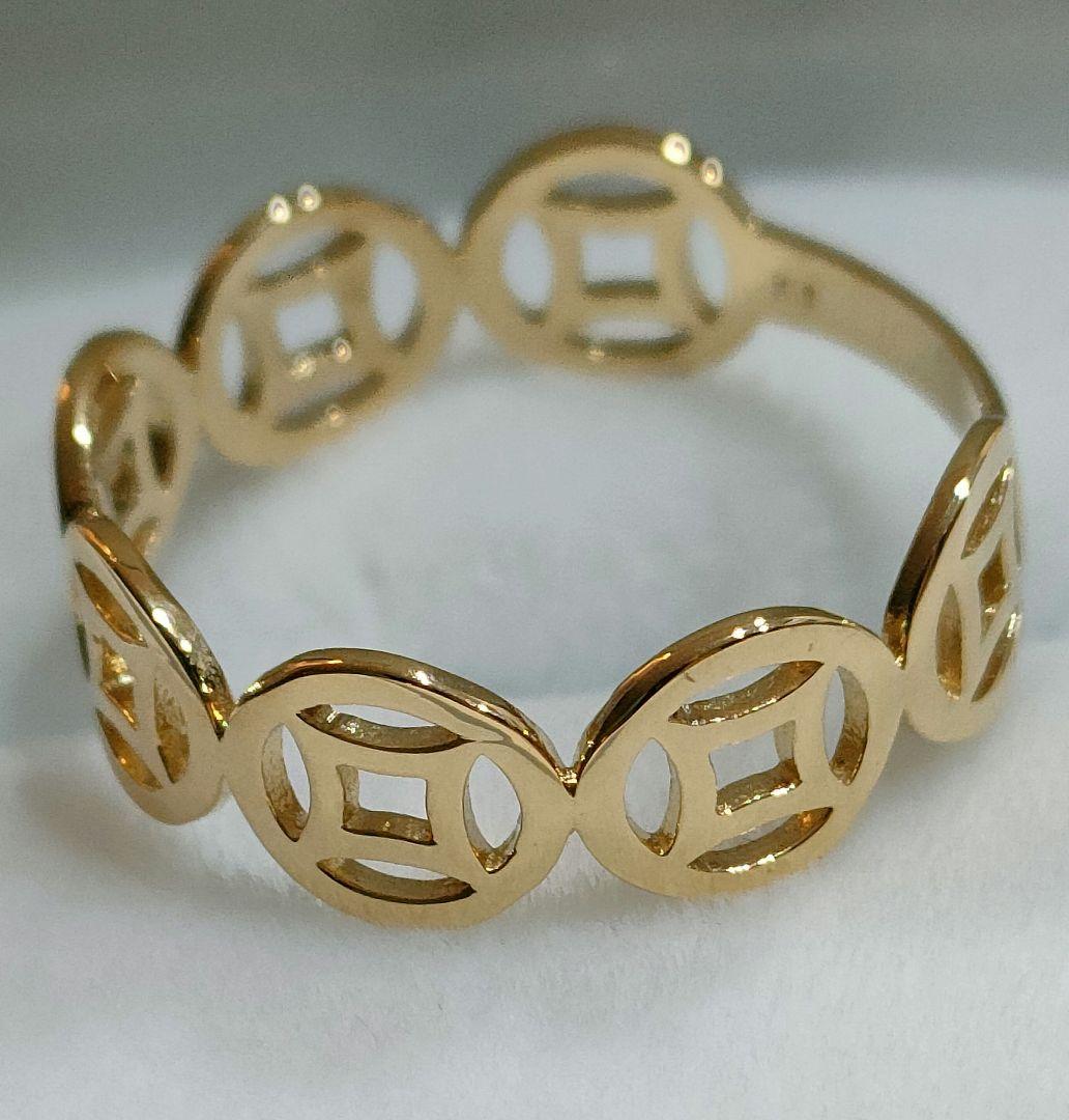 K18 マネーキャッチャーリング - メルカリ