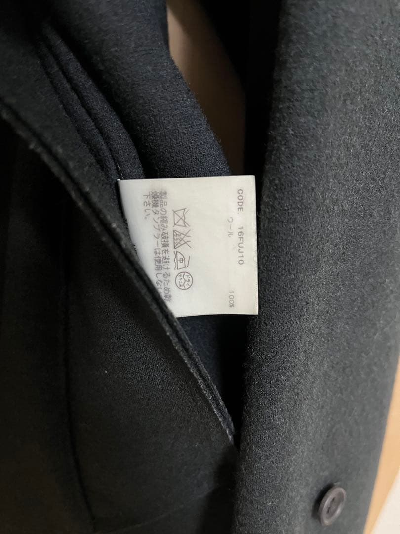 URU ステンカラーコート B.GRAY ウール 16FUJ10