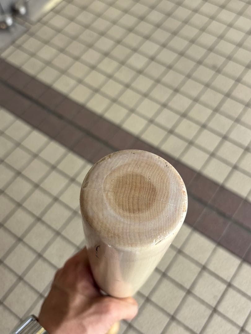 【折れなし】ファイターズ　小田智之　実使用　支給品　バット　NPBマーク