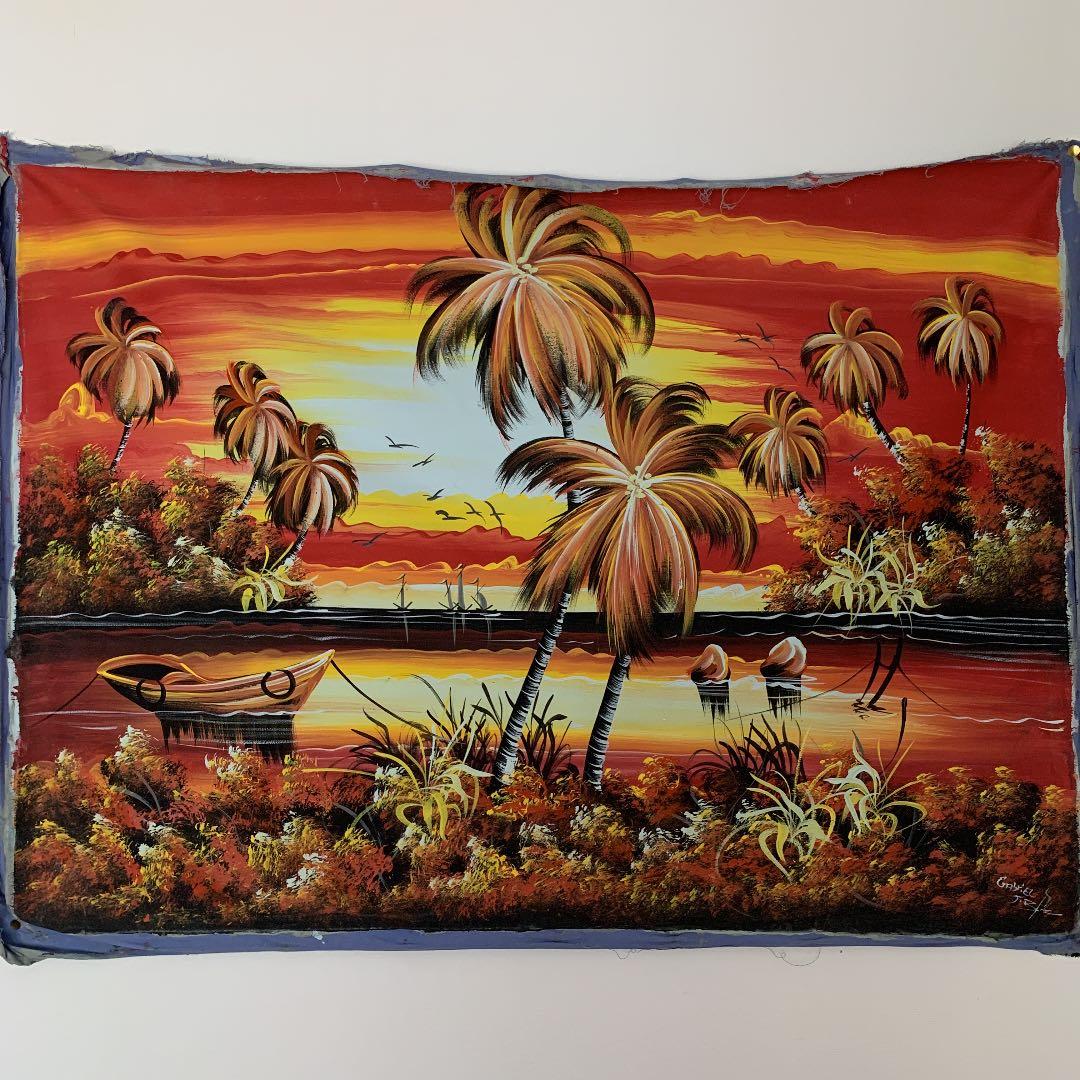 美術品、絵画、インテリア、アート ミレー ランプの灯りで縫い物をする女6号 立体複製名画 絵画 額付き