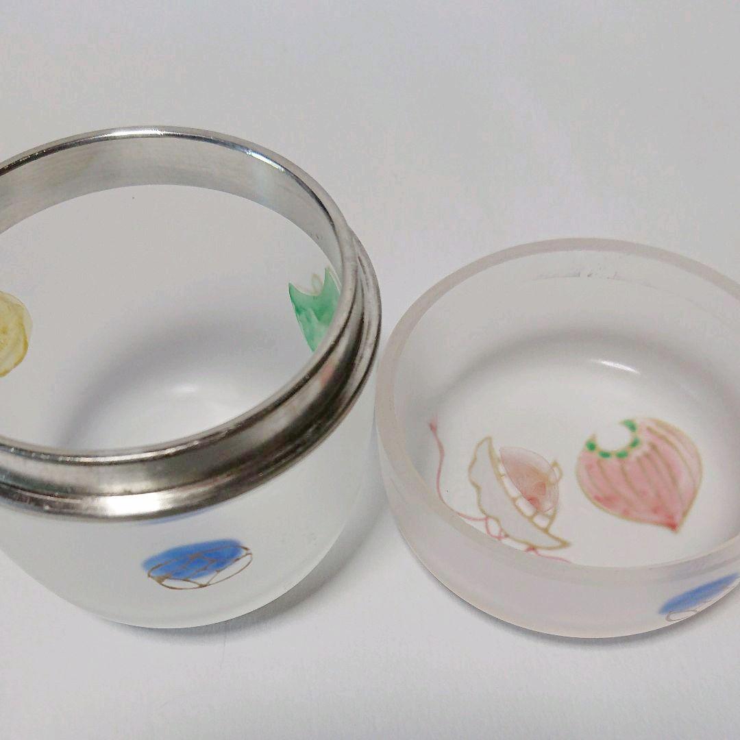 茶道具 義山 ガラス 棗 宝尽くし 長寿