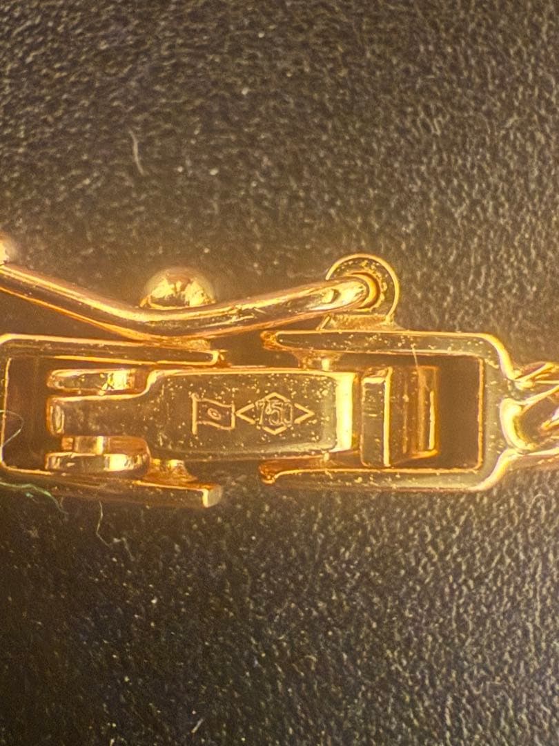 K18 12面 トリプル 5.6g 45cm ネックレス 造幣局刻印有り