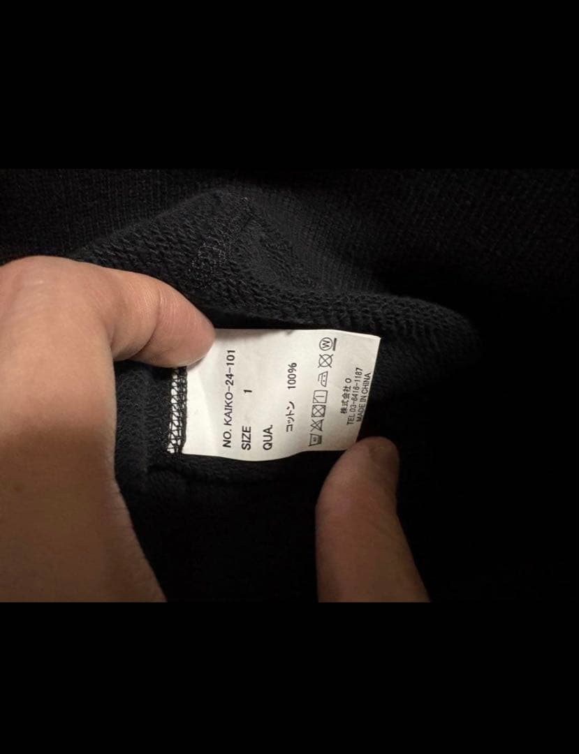 トップス KAIKO DOUBLE ZIP PARKA \"BLACK\"