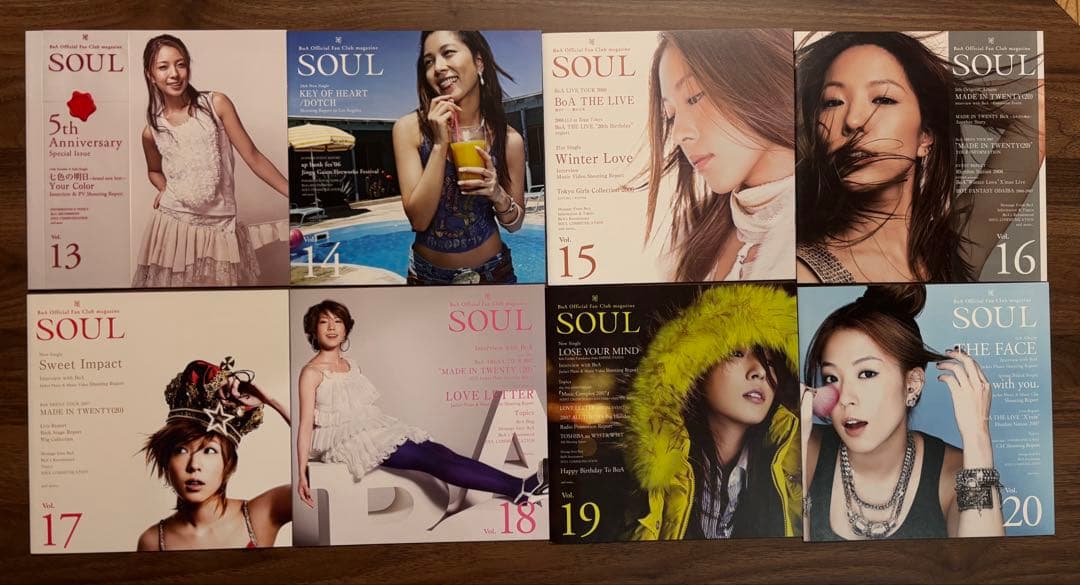 【BoA】ファンクラブ SOUL 会報誌vol.04-56セット　非売品！