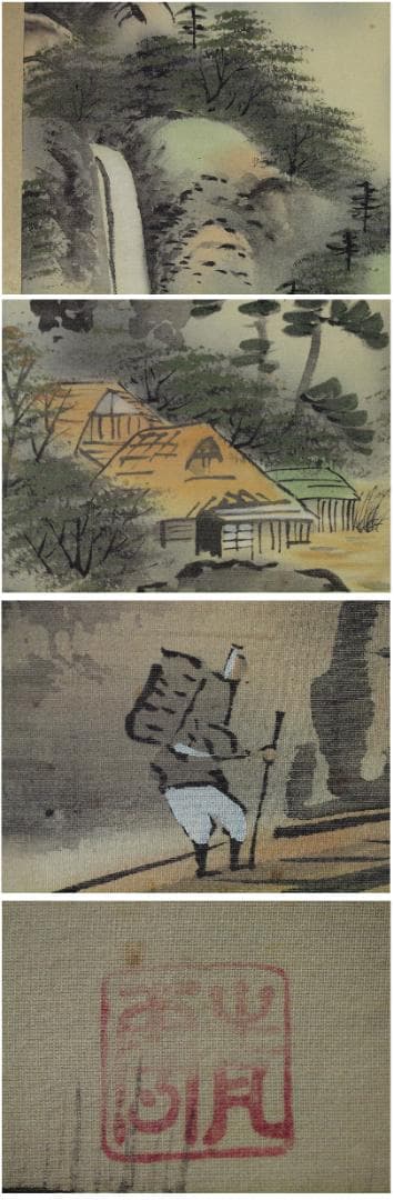 日本時代の掛け軸青雲　肉筆保証骨董品骨美術 江戸鎌倉平安 X792C15-1