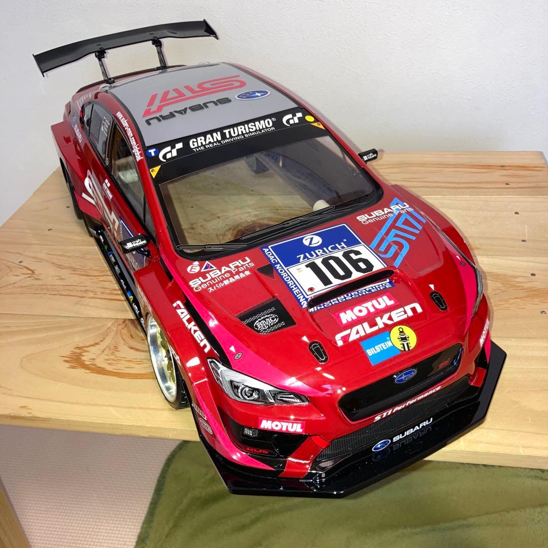 タミヤ　SUBARU WRX STI NBRチャレンジ ボディ