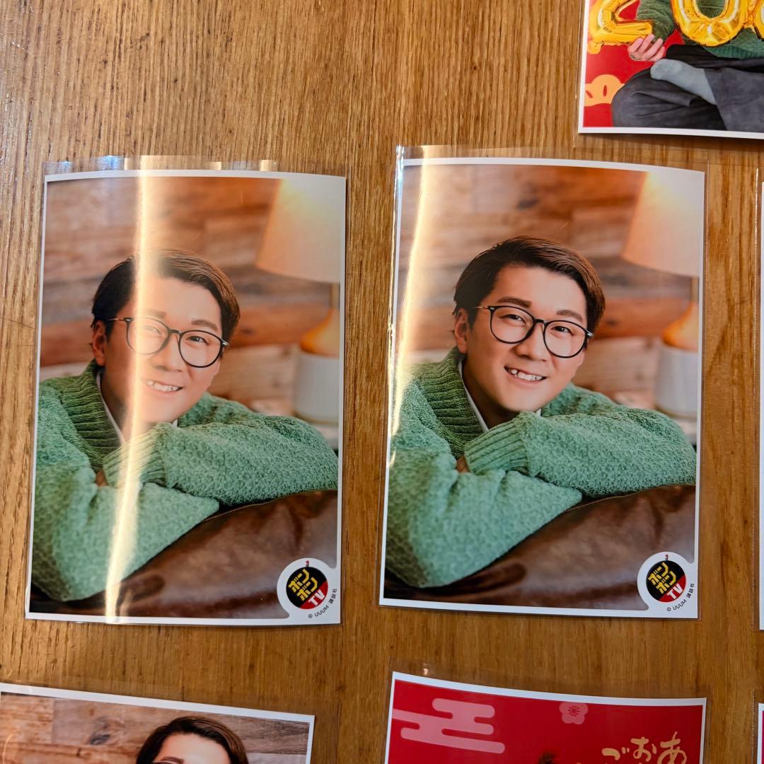 ボンボンTV よっち ブロマイド お正月 冬服 7種類 9枚セット L版