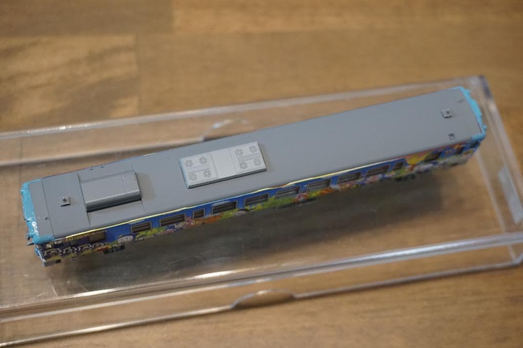 TOMIX キハ40 2137 氷見線・城端線 ハットリくんラッピング塗装 M車