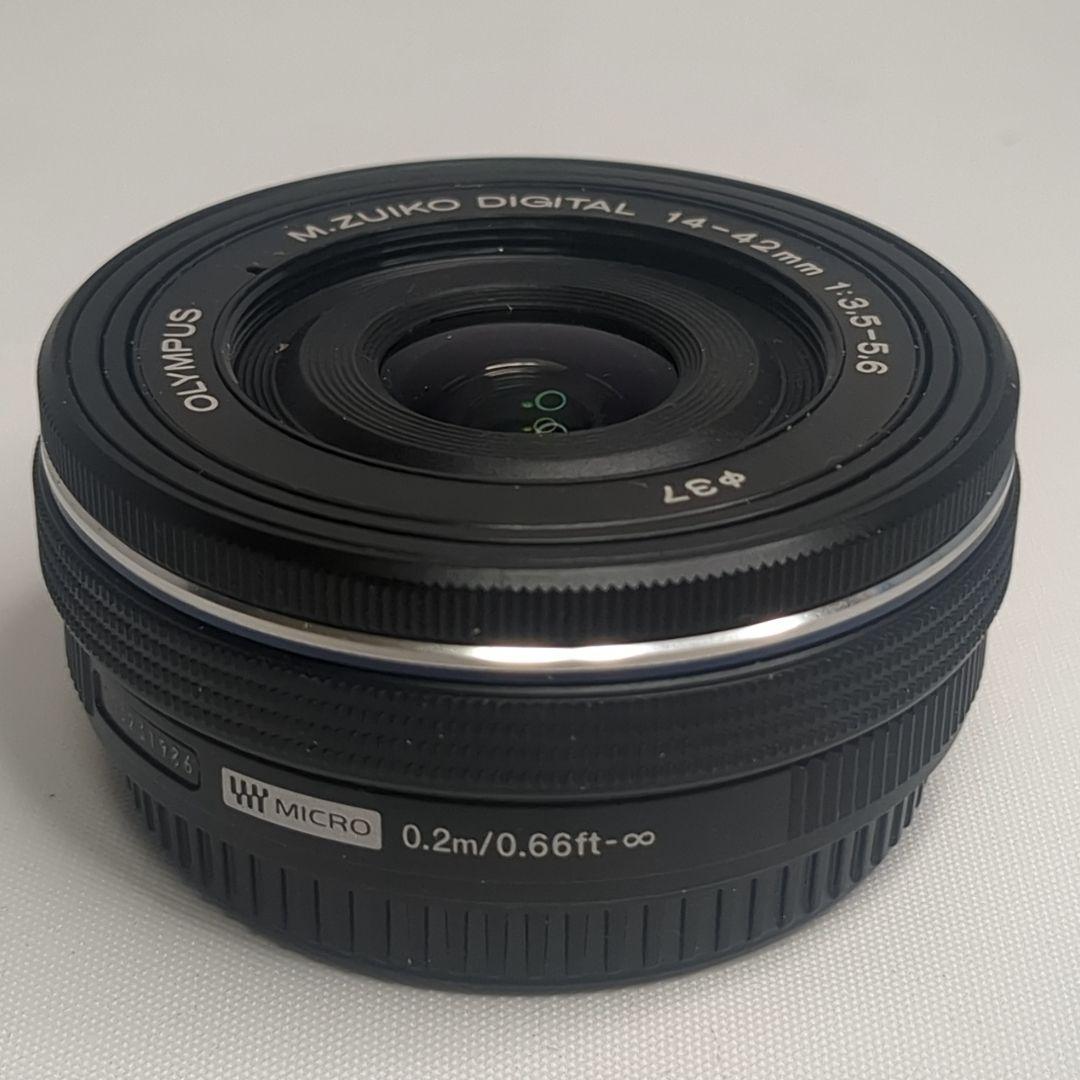 【美品】OLYMPUS 14-42ｍｍ F3.5-5.6 EZ　ブラック