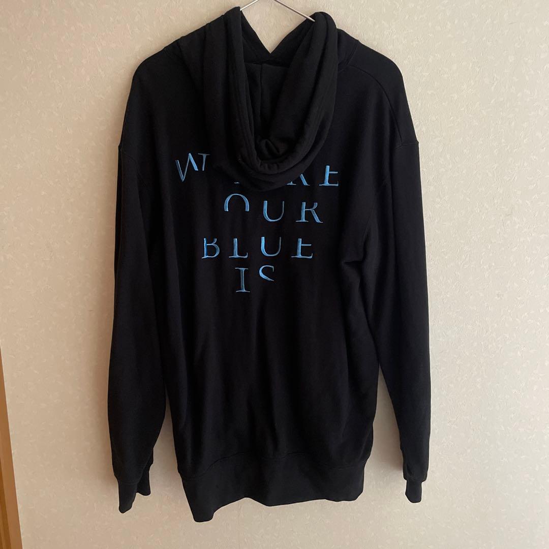 キタニタツヤ \"WHERE OUR BLUE IS\"パーカー　黒 XL