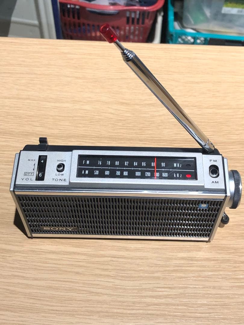 SONY ソニー ICF-250 FM/AM 2バンドラジオ 昭和レトロ - メルカリ