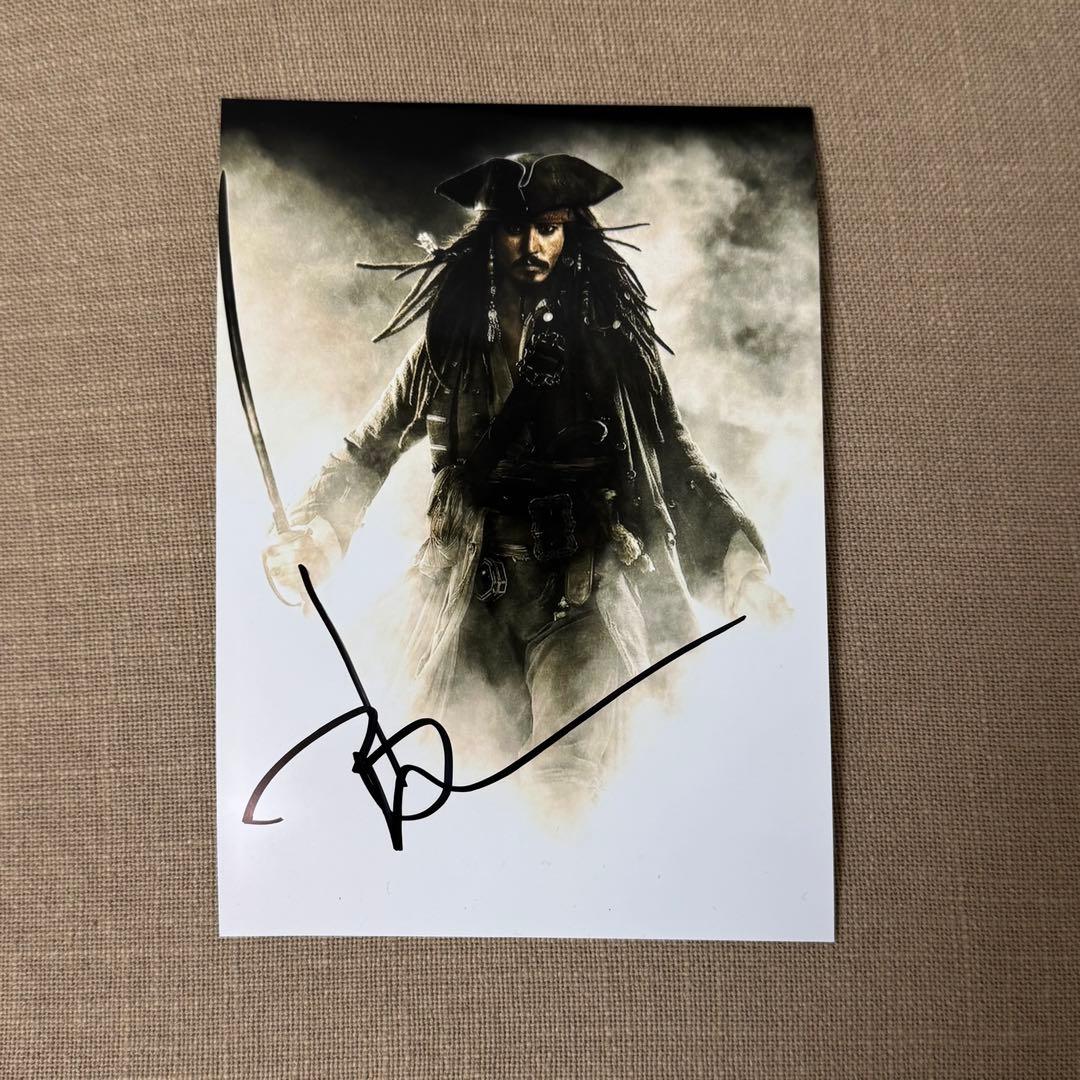 東京コミコン2025 ジョニーデップ 直筆サイン写真 証拠有り - メルカリ