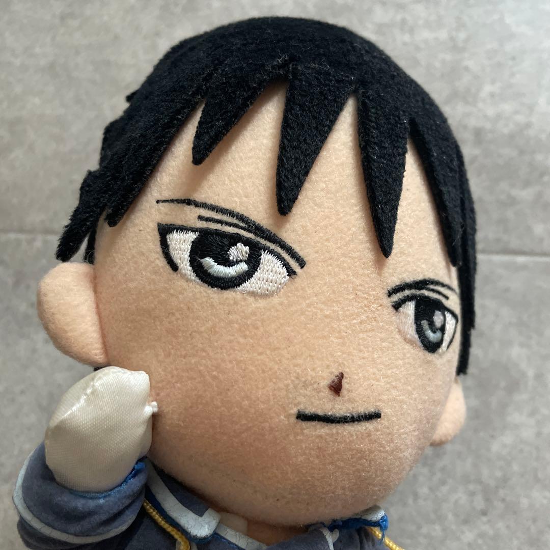 鋼の錬金術師ぬいぐるみ　ロイ・マスタング　レトロ　非売品アニメグッズ