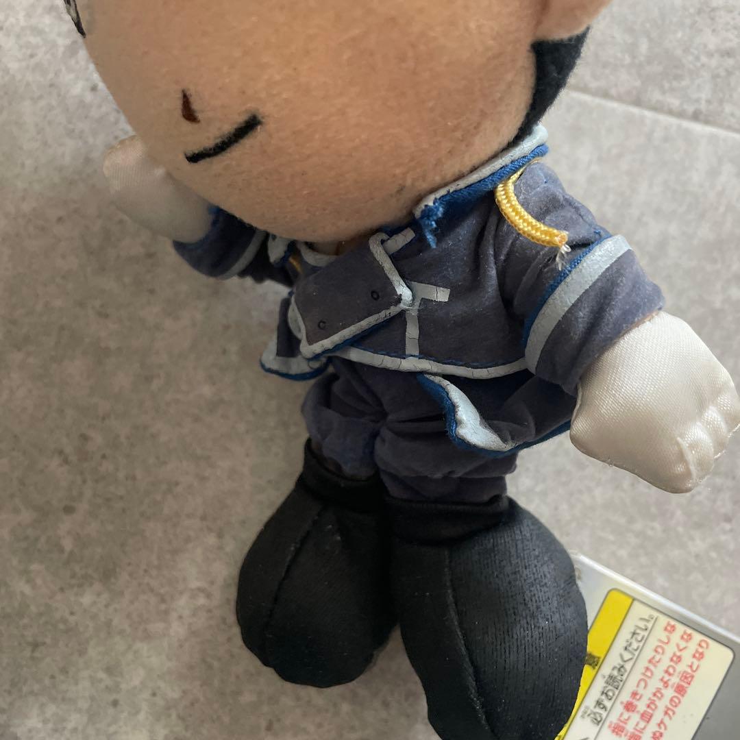鋼の錬金術師ぬいぐるみ　ロイ・マスタング　レトロ　非売品アニメグッズ