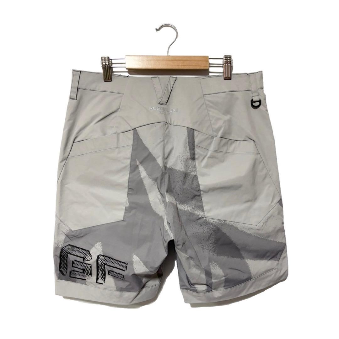 ラッセルノ ゴルフ RS ロゴ リフレクター ショーツ スプレー グレー XL