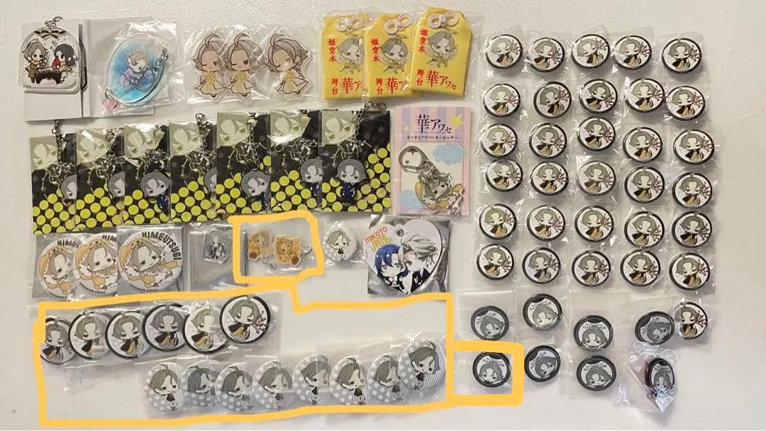 華アワセ唐紅グッズ／スイパラ、アクリルスタンド、缶バッジ