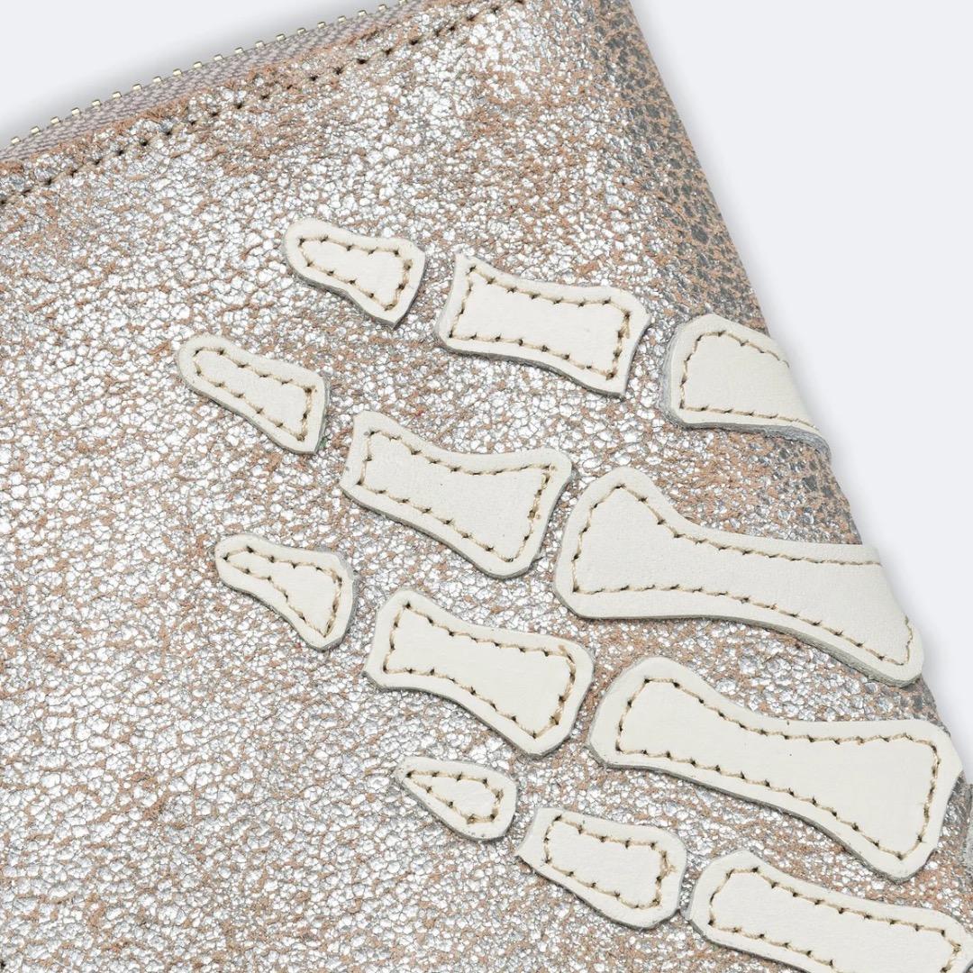 kapital レザー THUMBS UP BONE ネックBAG シルバー - メルカリ