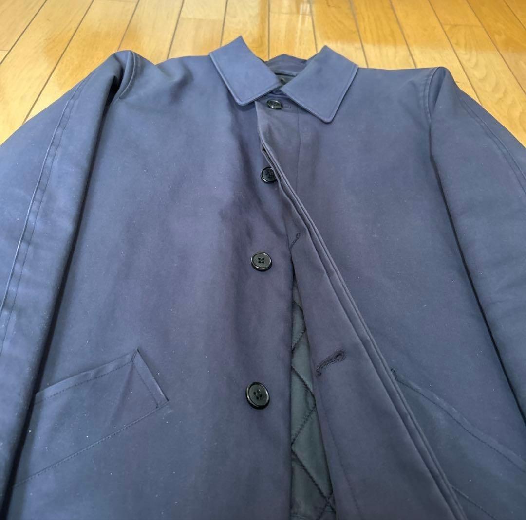 A.P.C. ネイビー ステンカラーコート - メルカリ