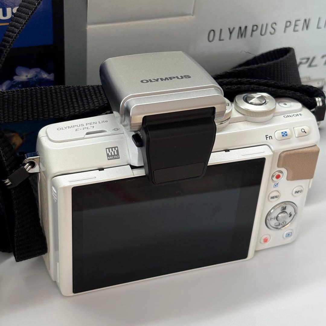 2772 オリンパス PEN lite PL7 ミラーレス一眼 カメラ - メルカリ