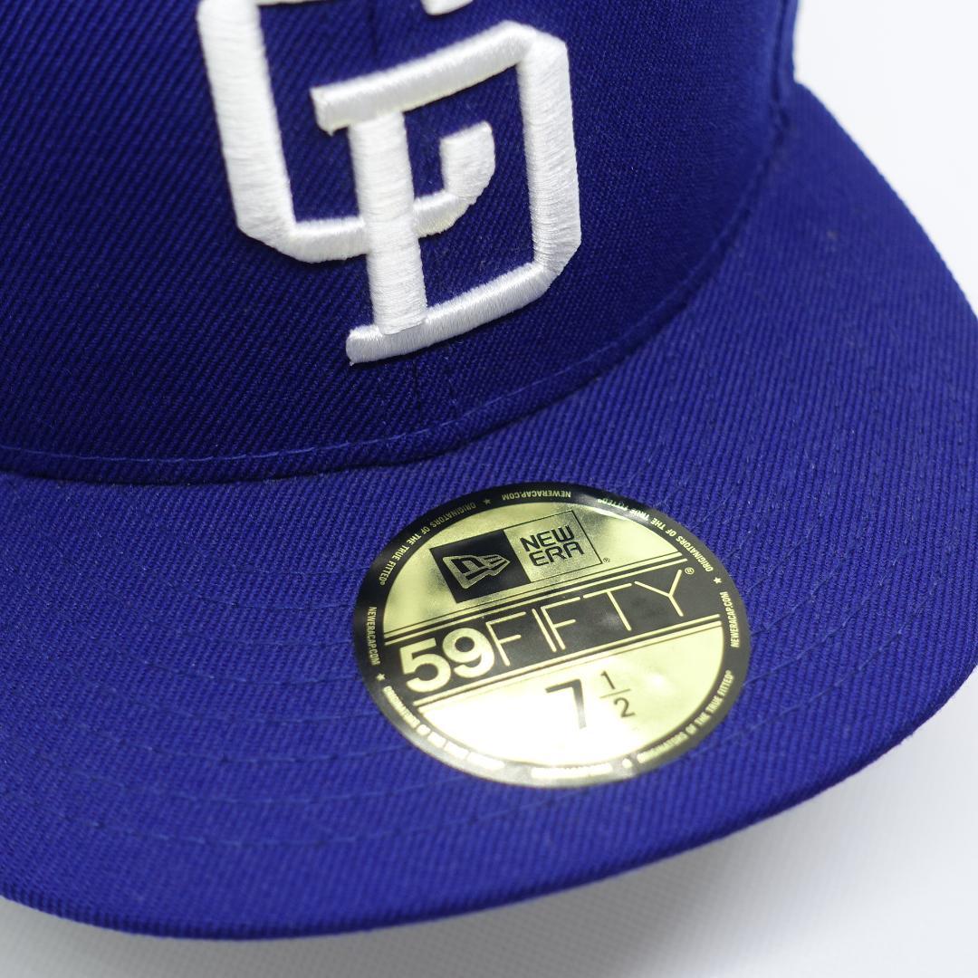 中日ドラゴンズ キャップ ニューエラ 7 1/2 59.6cm ブルー