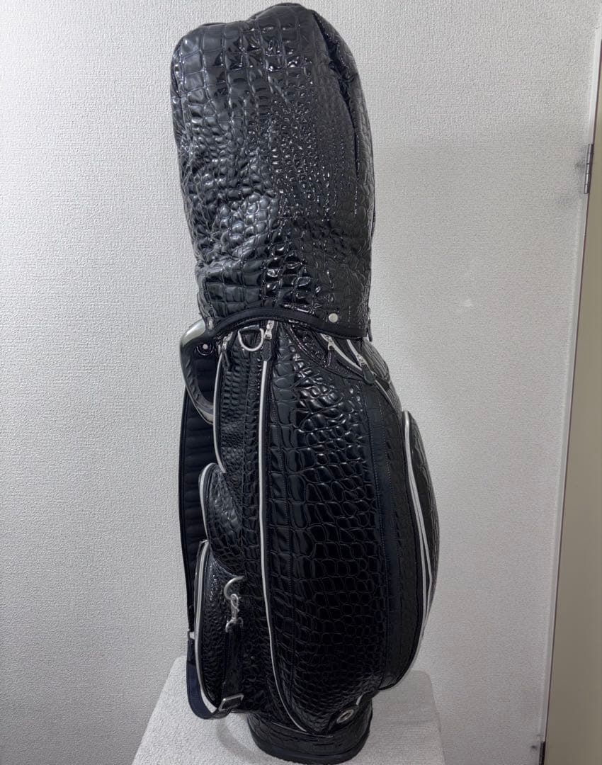 美品/軽量OUUL オウル アリゲーター キャディバッグ クロコ ゴルフ
