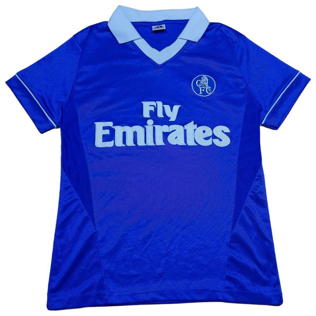 チェルシー 襟付きユニフォーム ゲームシャツ 古着 ビッグプリント