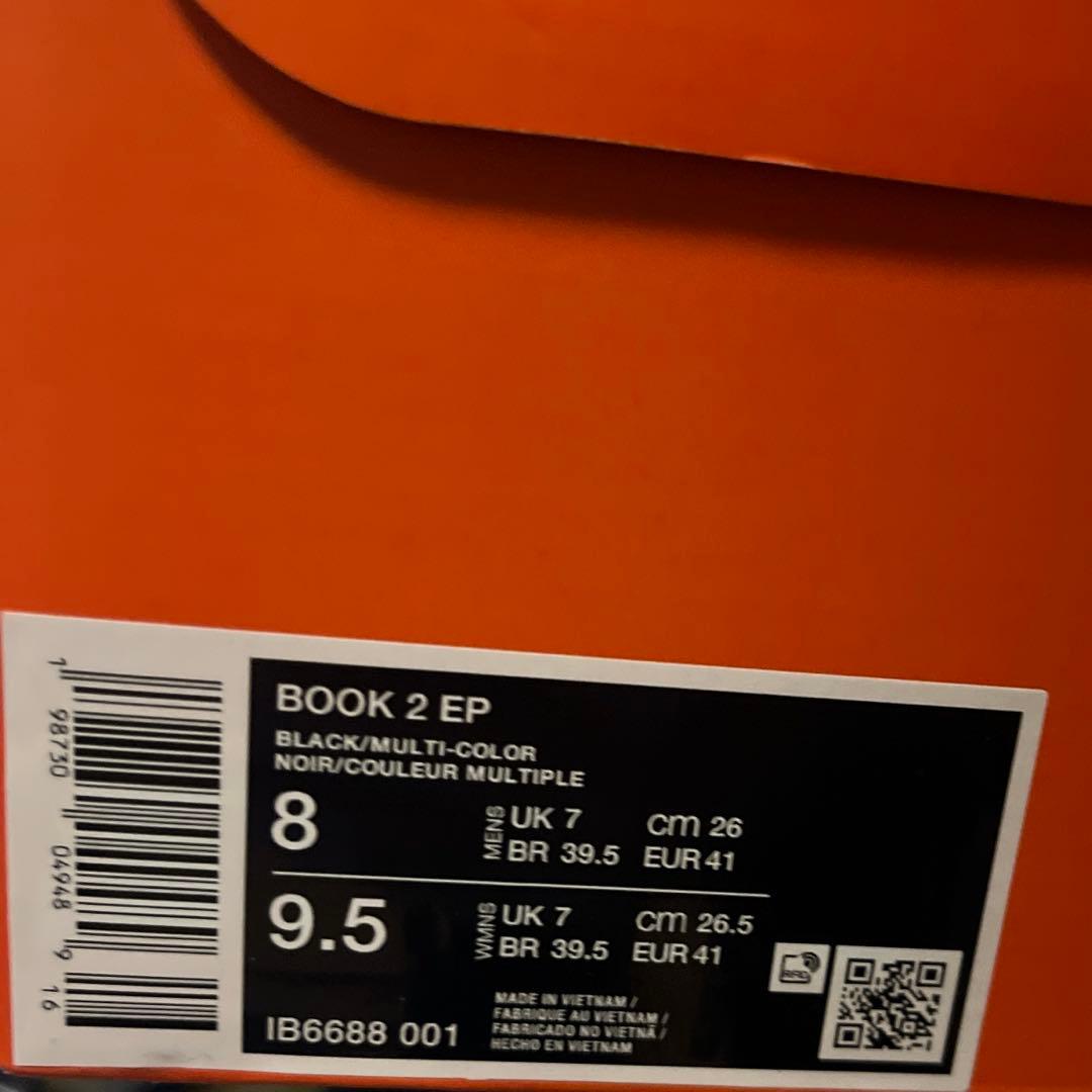 シューズ(男性用) Nike BOOK2 EP 26.0cm