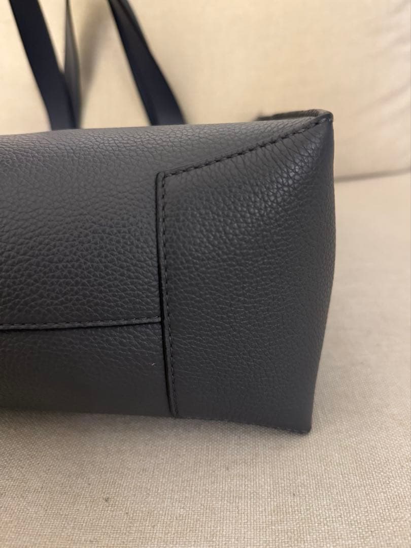 美品】LOEWE バックルトートバッグ ジップ アンスラサイト 正規品