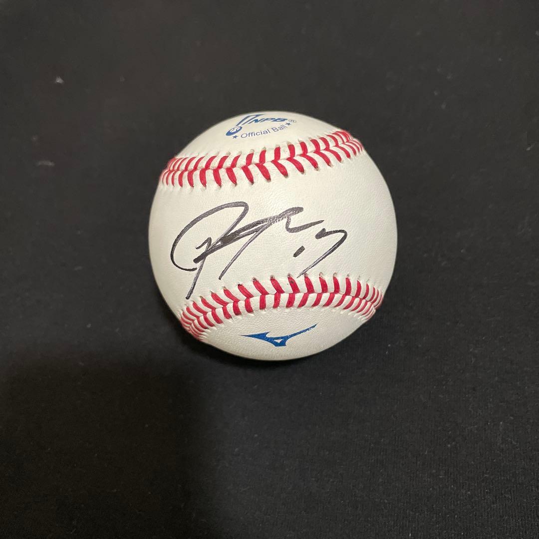 千葉ロッテマリーンズ　佐々木朗希　直筆サインボール　公認球　試合球　ドジャース m*中様 元千葉ロッテマリーンズ 背番号17 佐々木朗希 選手球団ロゴ