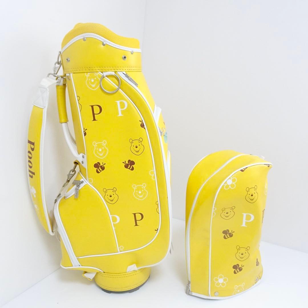 Disney ディズニー くまのプーさん キャディバッグ 8.5型 ゴルフバッグ