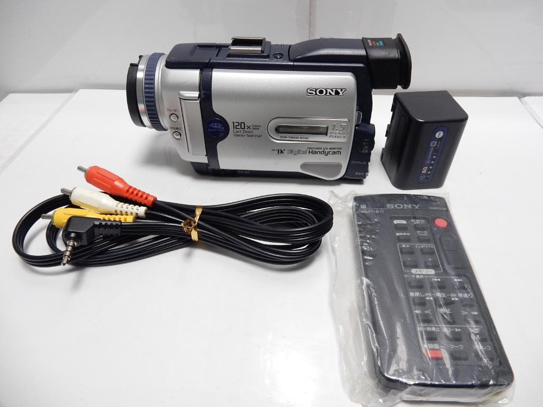動作品 Mini DV ソニーデジタルビデオカメラ SONY DCR-TRV30 - メルカリ