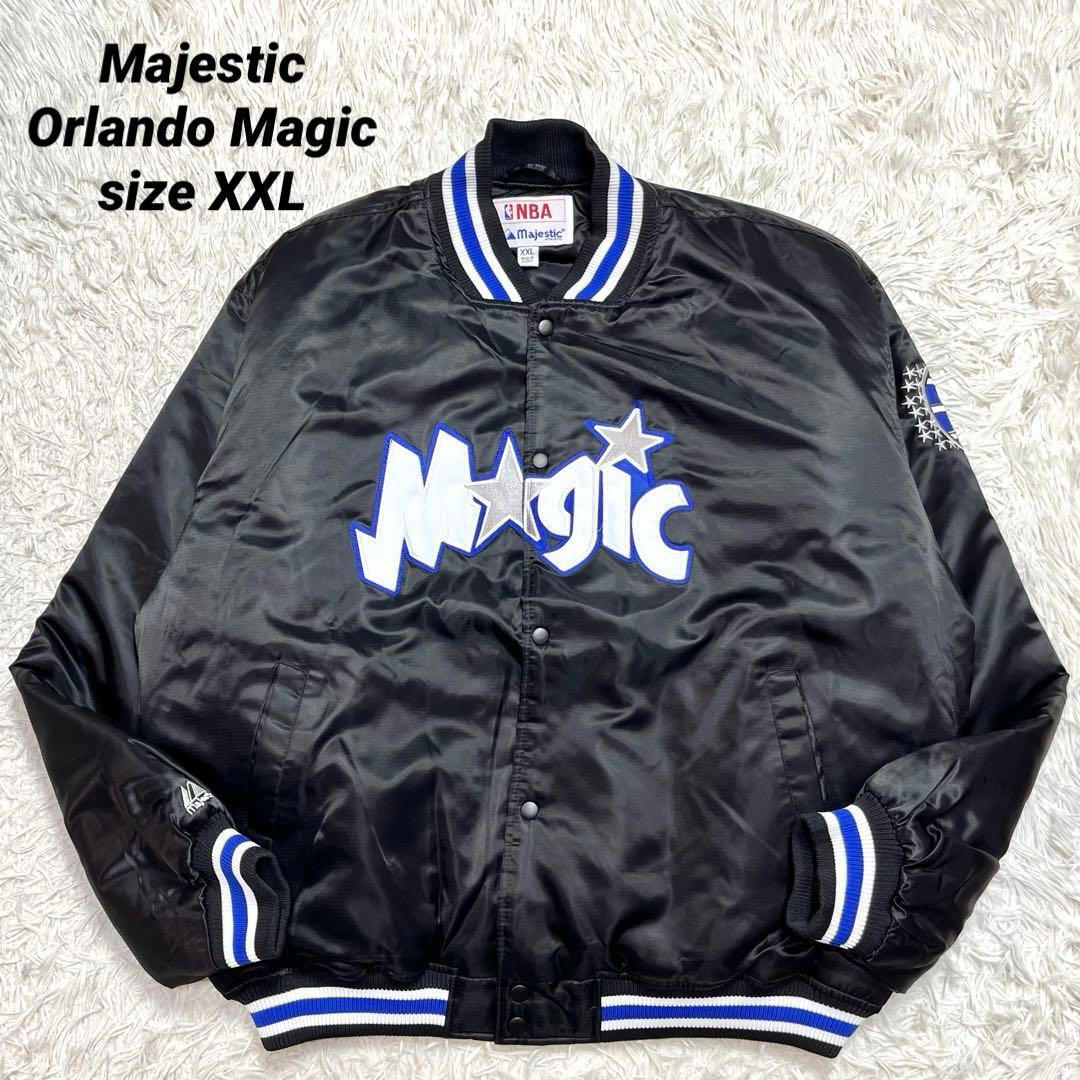 美品✨Majestic マジェスティック オーランドマジック スタジャン XXL