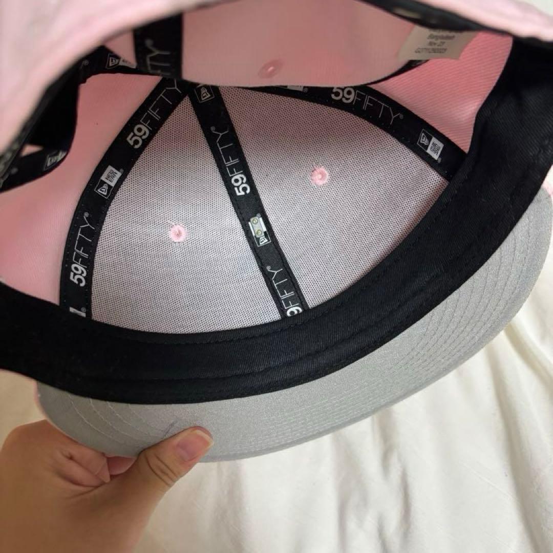 帽子 Supreme Gold Cross S Logo New Era \"Pink\"