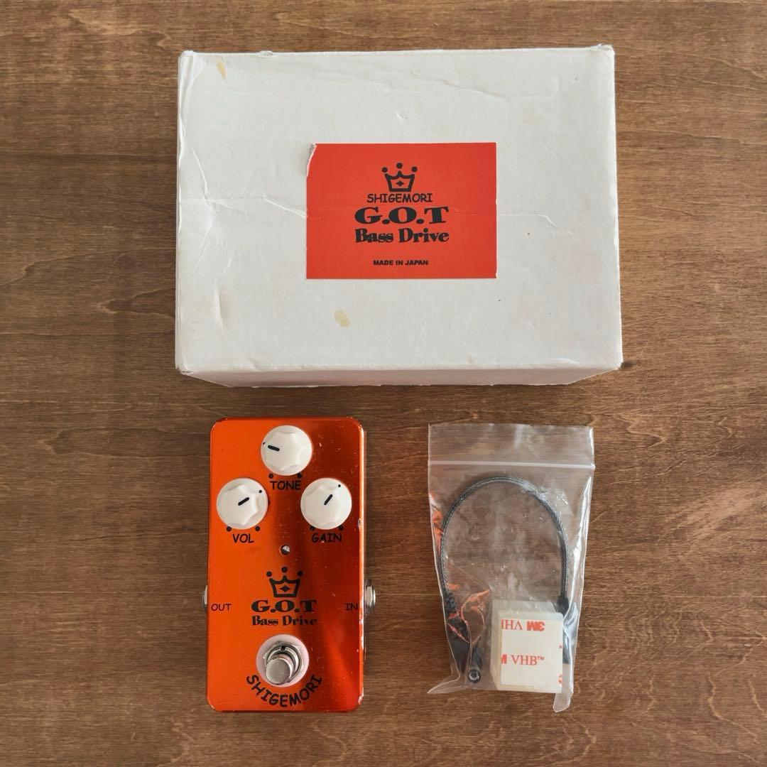 【激レア】SHIGEMORI ( シゲモリ ) G.O.T Bass Drive SHIGEMORI ( シゲモリ ) G.O.T Bass Drive 送料無料 | サウンドハウス
