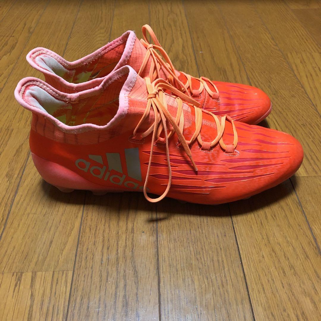 アディダス X エックス サッカースパイク シューズ 27.5 オレンジ