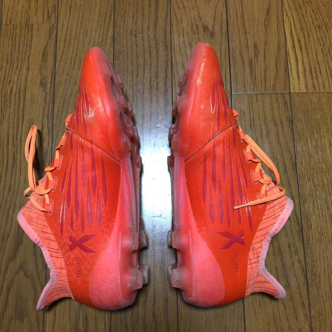 アディダス X エックス サッカースパイク シューズ 27.5 オレンジ