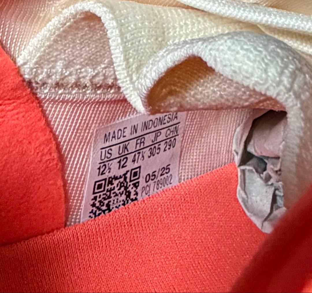 adidas COPA トレーニングシューズ ホワイト/ピンク　30.5cm