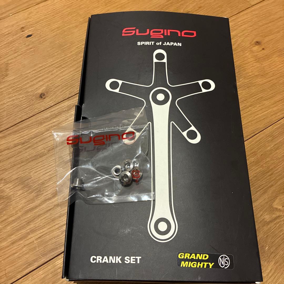 Sugino クランクセット グランドマイティ167.5mm ボルト付き - メルカリ