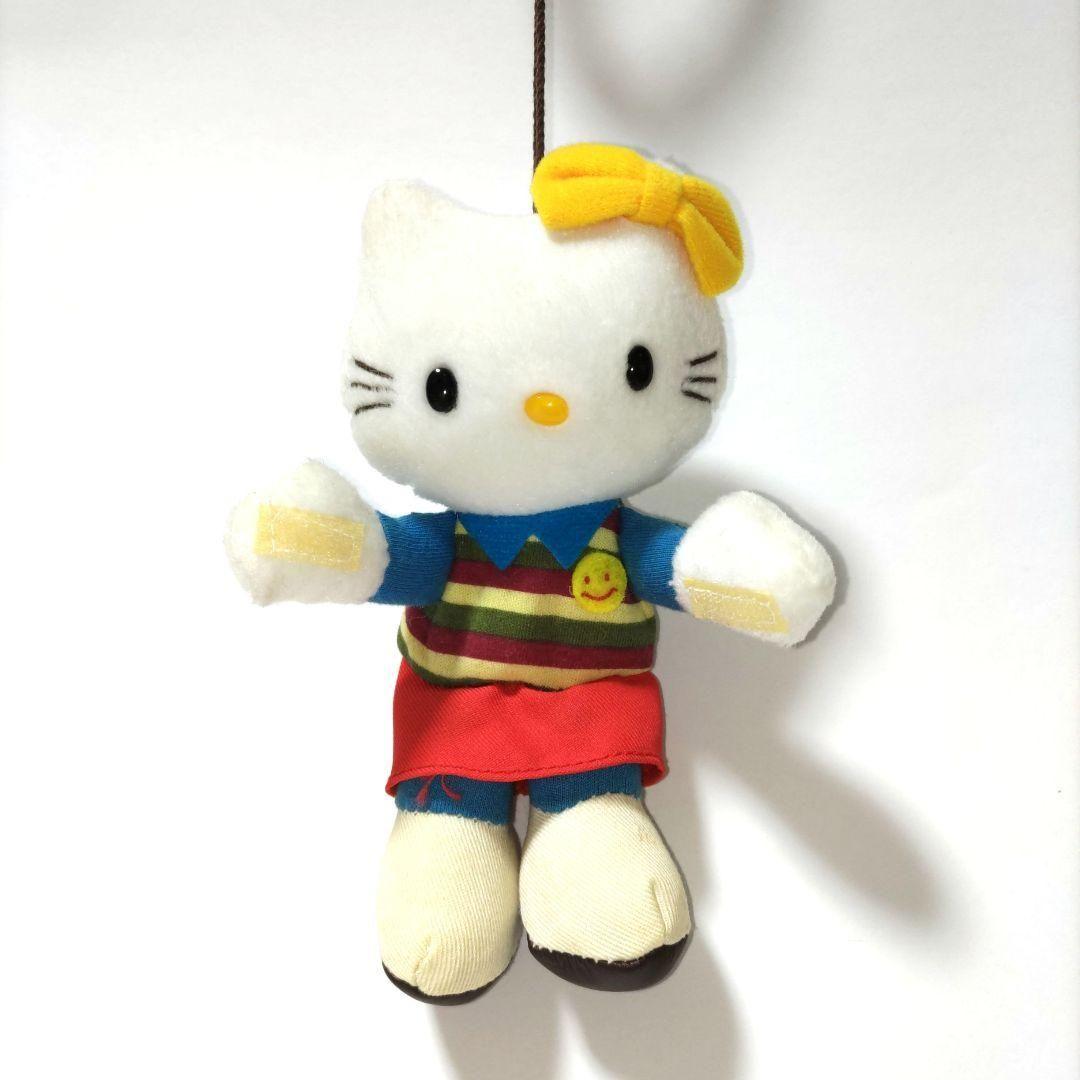 平成レトロ ハローキティ ぬいぐるみ ストラップ サンリオ